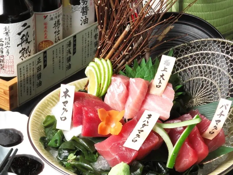 マグロ 日本酒 光蔵 名駅